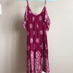 off the shoulder dress